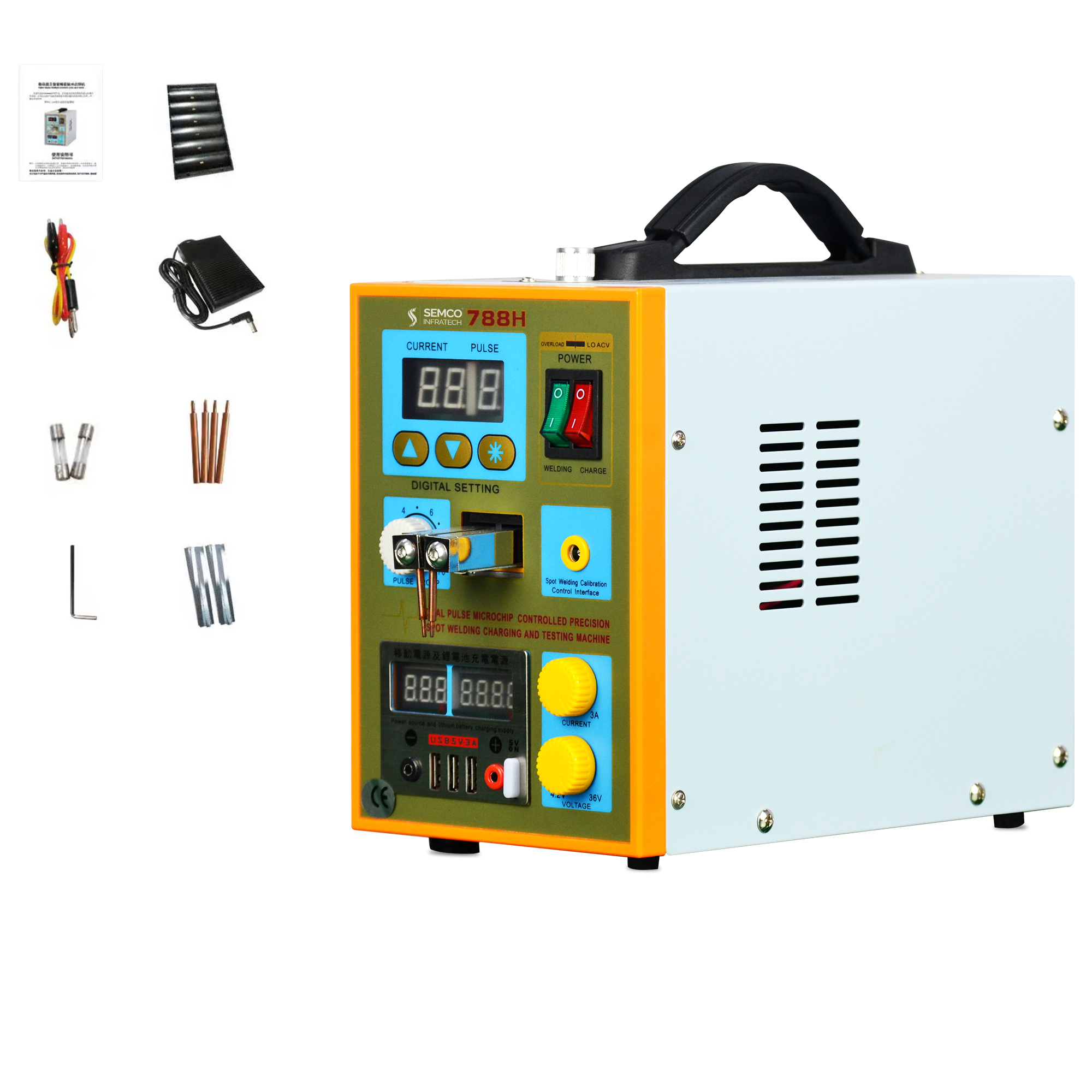 SI HWM 788H-USB - Multi-Pulse Spot Welding 2.8KW